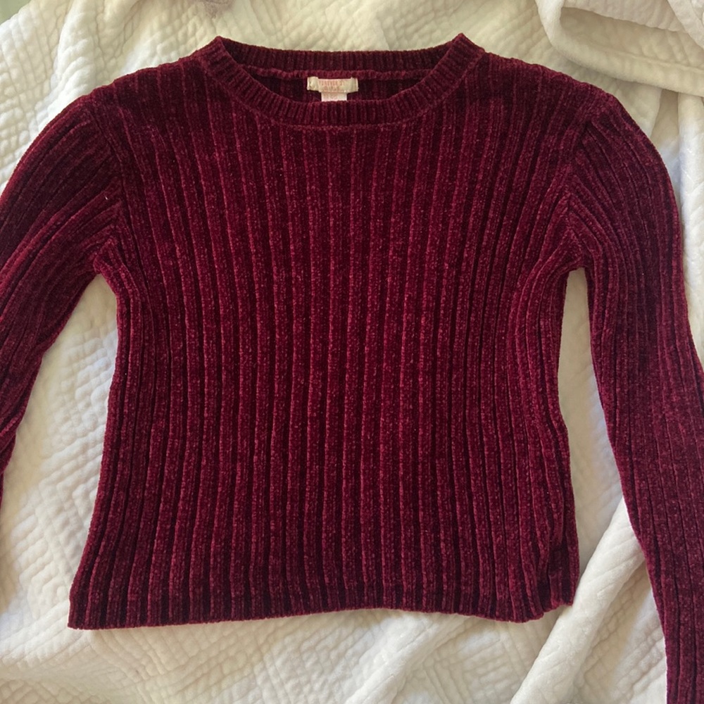 Cute Maroon Sweater